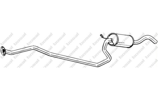 Silencieux central 286-775 Bosal
