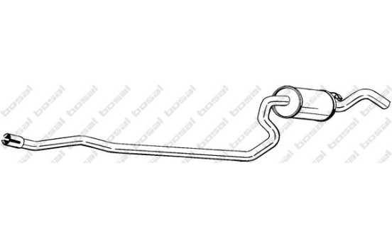 Silencieux central 286-991 Bosal, Image 2