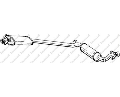 Silencieux central 287-027 Bosal