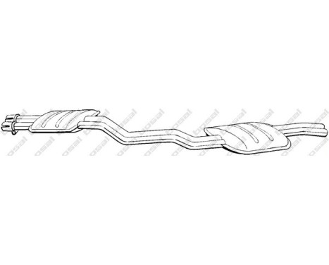 Silencieux central 287-063 Bosal