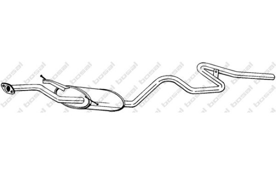 Silencieux central 287-097 Bosal, Image 2