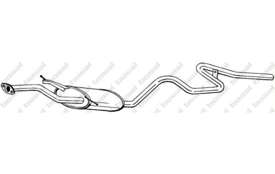 Silencieux central 287-097 Bosal