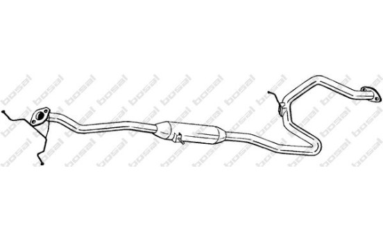 Silencieux central 287-169 Bosal, Image 2