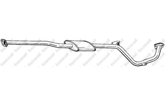 Silencieux central 287-269 Bosal