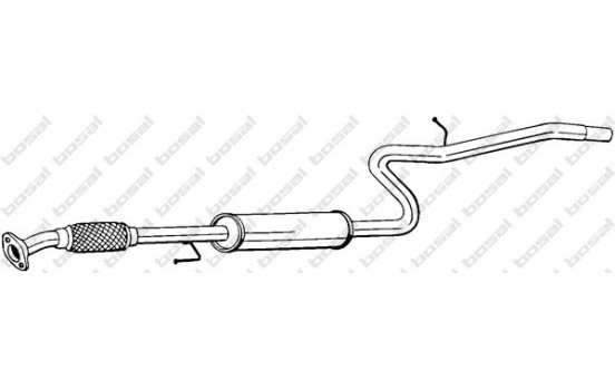 Silencieux central 287-419 Bosal