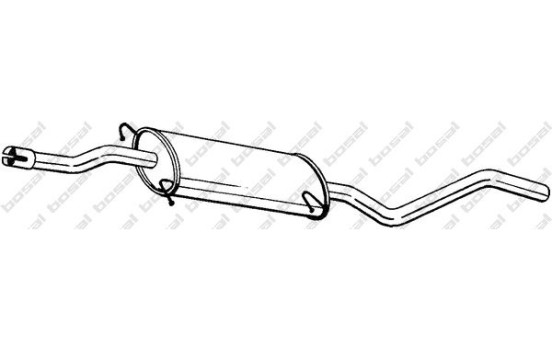 Silencieux central 287-433 Bosal