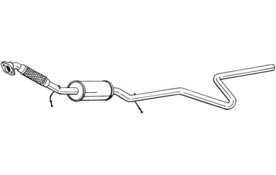 Silencieux central 288-027 Bosal, Image 2