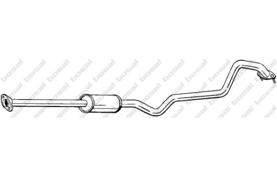 Silencieux central 288-073 Bosal