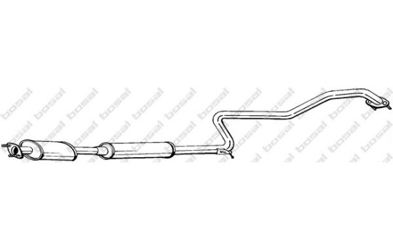 Silencieux central 288-577 Bosal