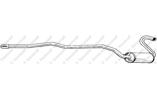 Silencieux central 288-677 Bosal, Image 2