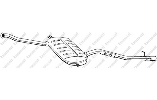 Silencieux central 291-119 Bosal