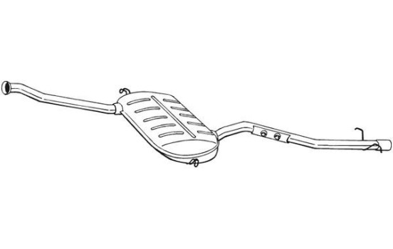Silencieux central 291-119 Bosal, Image 2