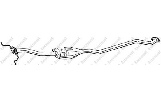 Silencieux central 291-127 Bosal
