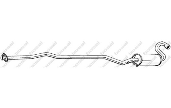 Silencieux central 291-665 Bosal