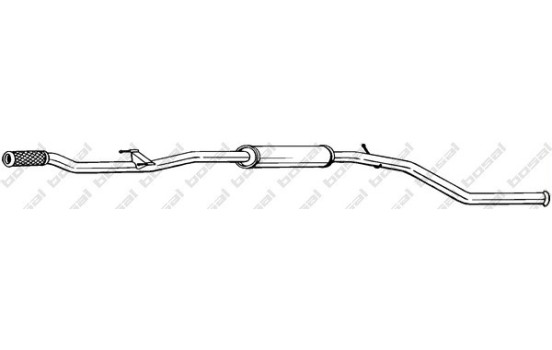 Silencieux central 295-087 Bosal
