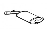 Silencieux central 70604 Walker