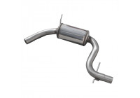 Silencieux centraux 100% acier inoxydable Volkswagen Golf VI 1.4 TSI 160hp 2009- Ø 55