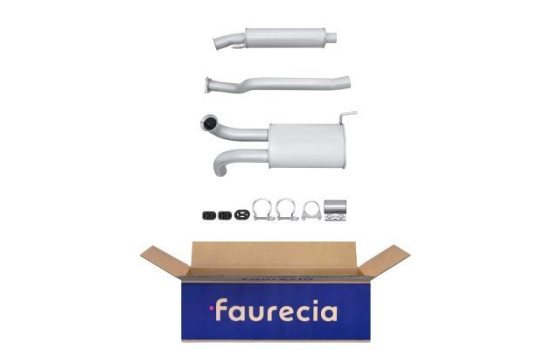 Silencieux intermédiaire - Kit Easy2Fit - Kit avec pièces de montage