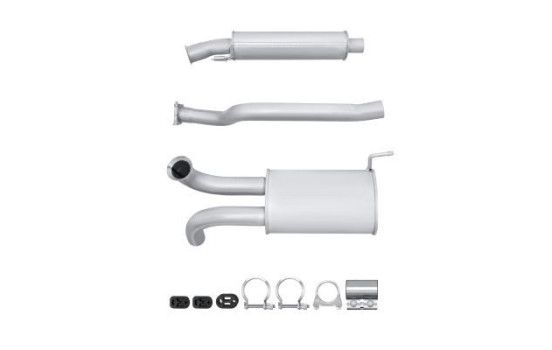 Silencieux intermédiaire - Kit Easy2Fit - Kit avec pièces de montage, Image 2
