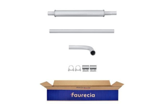 Silencieux intermédiaire - Kit Easy2Fit - Kit avec pièces de montage