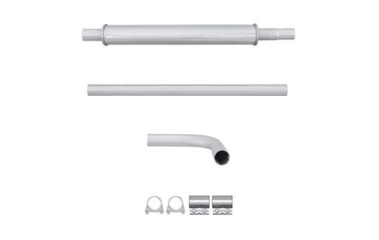 Silencieux intermédiaire - Kit Easy2Fit - Kit avec pièces de montage, Image 2