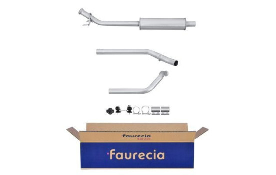 Silencieux intermédiaire - Kit Easy2Fit - Kit avec pièces de montage