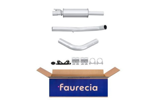 Silencieux intermédiaire - Kit Easy2Fit - Kit avec pièces de montage