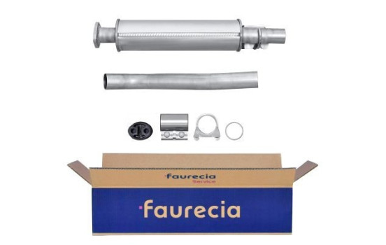 Silencieux intermédiaire - Kit Easy2Fit - Kit avec pièces de montage