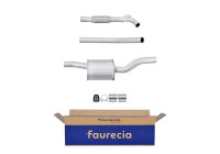 Silencieux intermédiaire - Kit Easy2Fit - Kit avec pièces de montage