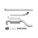 Silencieux intermédiaire - Kit Easy2Fit - Kit avec pièces de montage, Vignette 2