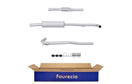 Silencieux intermédiaire - Kit Easy2Fit - Kit avec pièces de montage