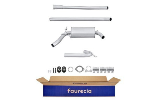 Silencieux intermédiaire - Kit Easy2Fit - Kit avec pièces de montage
