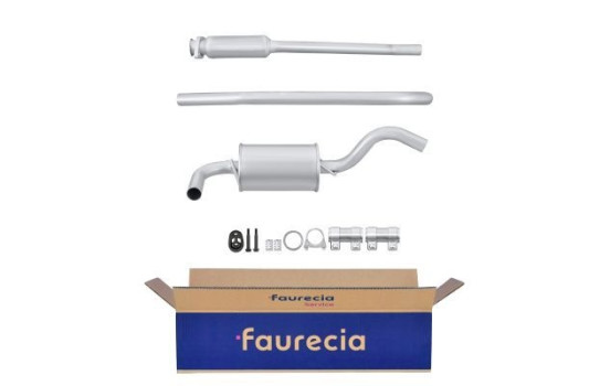 Silencieux intermédiaire - Kit Easy2Fit - Kit avec pièces de montage