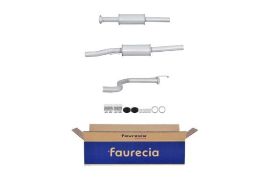 Silencieux intermédiaire - Kit Easy2Fit - Kit avec pièces de montage