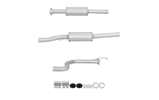 Silencieux intermédiaire - Kit Easy2Fit - Kit avec pièces de montage, Image 2