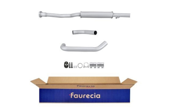 Silencieux intermédiaire - Kit Easy2Fit - Kit avec pièces de montage