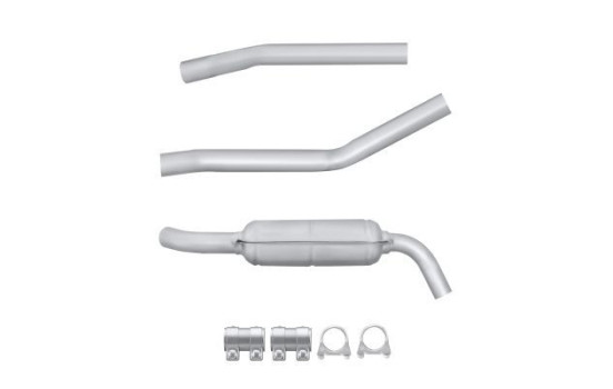 Silencieux intermédiaire - Kit Easy2Fit - Kit avec pièces de montage, Image 2