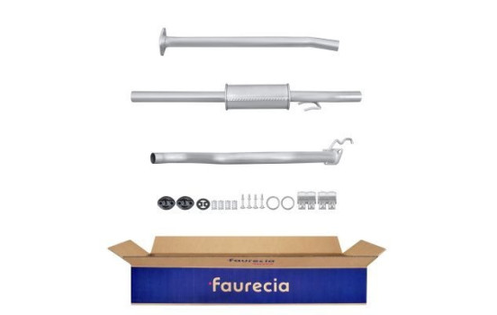 Silencieux intermédiaire - Kit Easy2Fit - Kit avec pièces de montage