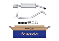 Silencieux intermédiaire - Kit Easy2Fit - Kit avec pièces de montage