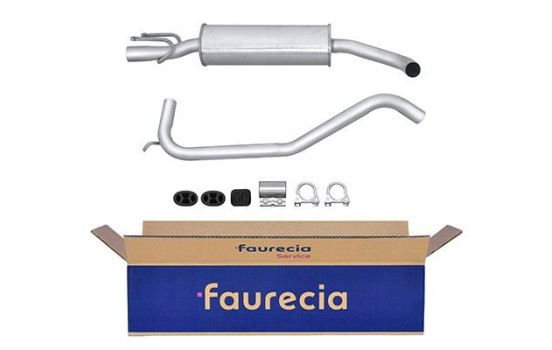 Silencieux intermédiaire - Kit Easy2Fit - Kit avec pièces de montage