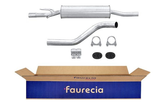 Silencieux intermédiaire - Kit Easy2Fit - Kit avec pièces de montage