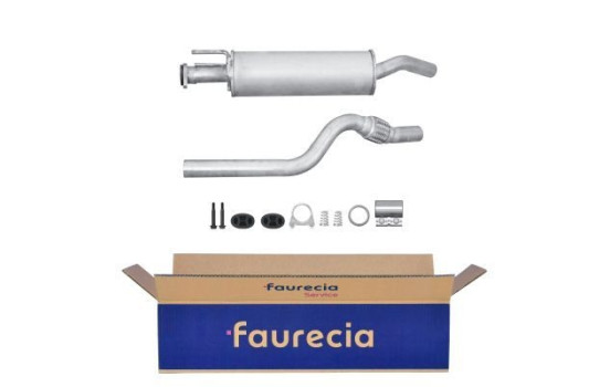 Silencieux intermédiaire - Kit Easy2Fit - Kit avec pièces de montage