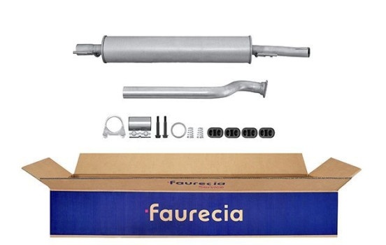 Silencieux intermédiaire - Kit Easy2Fit - Kit avec pièces de montage