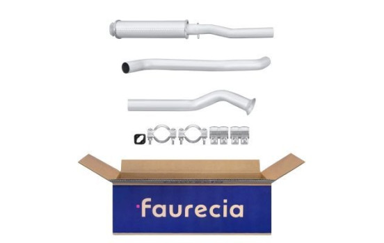 Silencieux intermédiaire - Kit Easy2Fit - Kit avec pièces de montage