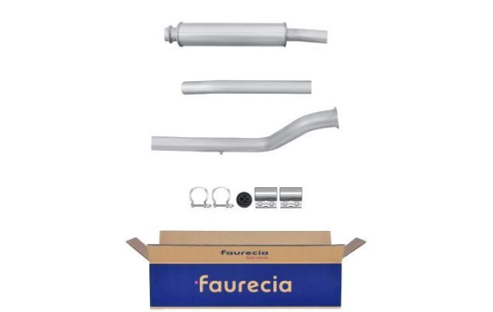 Silencieux intermédiaire - Kit Easy2Fit - Kit avec pièces de montage
