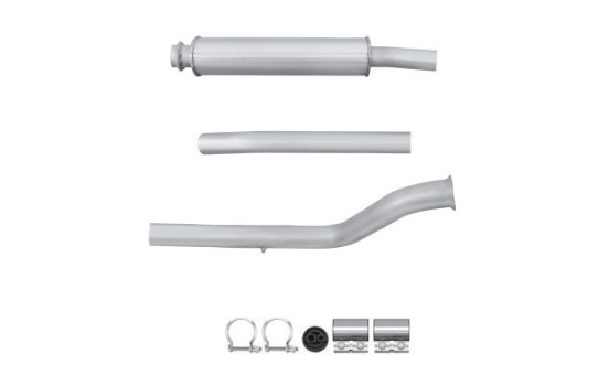 Silencieux intermédiaire - Kit Easy2Fit - Kit avec pièces de montage, Image 2