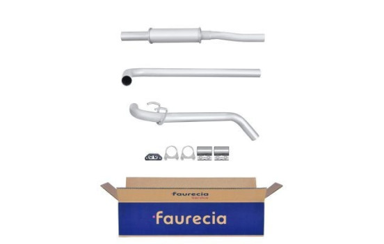 Silencieux intermédiaire - Kit Easy2Fit - Kit avec pièces de montage