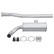 Silencieux intermédiaire - Kit Easy2Fit - Kit avec pièces de montage, Vignette 2