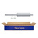 Silencieux intermédiaire - Kit Easy2Fit - Kit avec pièces de montage