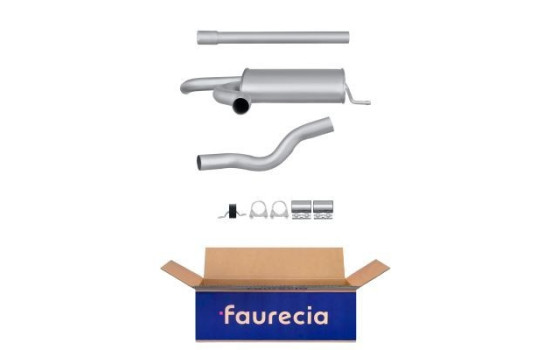 Silencieux intermédiaire - Kit Easy2Fit - Kit avec pièces de montage